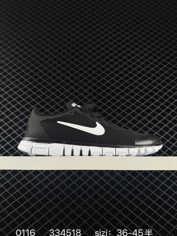 Nike Free Run 3 0 V2 Black White 36-45 5 Running - Unisex (BS-73120)