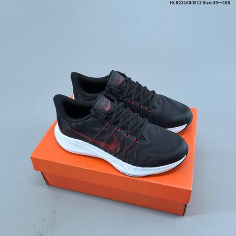 Nike Air Zoom Winflo 8 Black Dark Grey Red White EU 39-45 Running Shoe - Unisex BS-60349