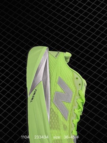 New Balance FuelCell RC Elite V2 MFCXLK4 Neon Lime Green Silver Black EU 36-45 Running Shoe - Unisex (BS-82626)