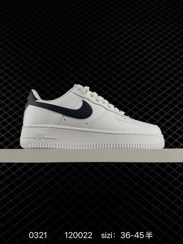Nike Air Force 1 07 White Navy EU 36-45 5 Lifestyle - Unisex (BS-72553)