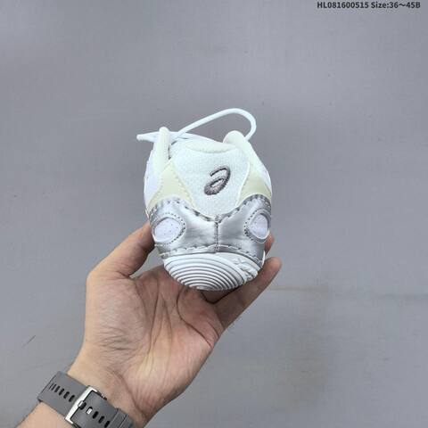 ASICS Hypersync White Silver EU 36-45 Running Shoe Running Sneakers - Unisex (BS-68835)