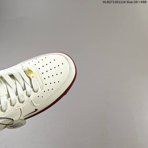Nike Air Force 1 07 Off White Red Gold EU 35-45 Sneaker - Unisex (BS-63627)