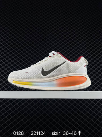 Nike Vomero 18 White Black Orange Red 36-46 Running - Unisex (BS-72892)