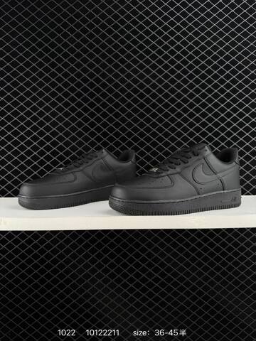 Nike Air Force 1 07 Triple Black EU 36-45 5 Casual - Unisex (BS-74645)
