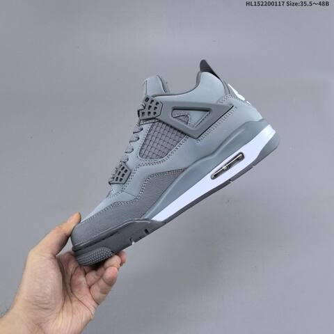 Jordan Air Jordan 4 Olive Green Black Sail 35 5-48 Basketball - Unisex (BS-66939)