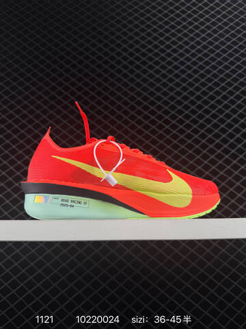 Nike ZoomX Vaporfly Next 4 Light Trails White-black With Multicolor And Orange Accents EU 36-45 5 Running - Unisex (BS-74091)