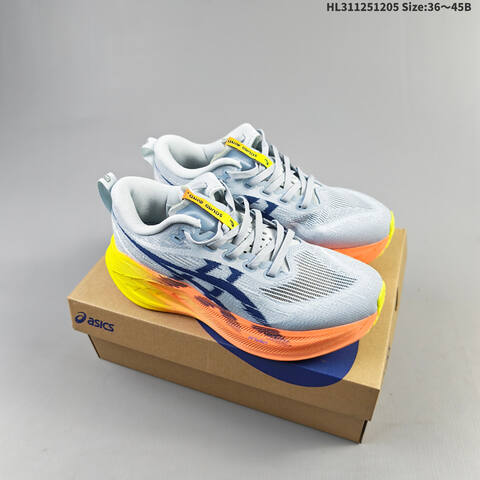 ASICS SUPERBLAST 2 1013A142-100 Blue White Orange Yellow EU 36-45 Running Shoe Running Sneakers - Unisex (BS-69176)