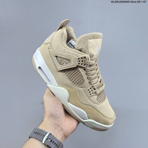 A Air Jordan 4 Retro Cozy Girl AIR JORDAN 4 Aj4 Lifestyle (BS-66274)
