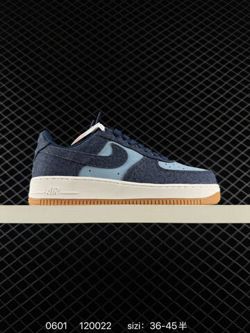 Nike Air Force 1 07 LV8 IR1475-010 Navy Blue Light Blue Sail Gum EU 36-45 Lifestyle - Unisex (BS-71059)