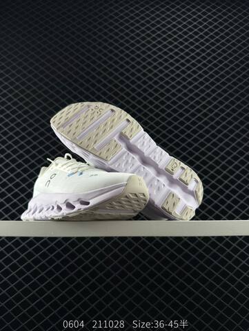 On Cloudsurfer White Beige Coral Black EU 36-45 Running Shoe Running Sneakers - Unisex BS-85573