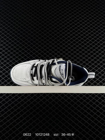 Nike Air Monarch IV White Black Grey EU 36-45 Training Shoe - Unisex (BS-70648)