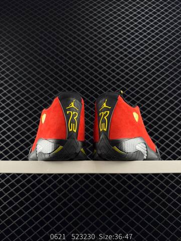Jordan Air Jordan 14 Retro IF5015-600 Red Black Yellow Silver EU 36-47 Basketball Shoe - Unisex BS-81168