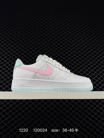 Nike Air Force 1 07 Low White Burgundy EU 36-45 Lifestyle - Unisex (BS-73575)