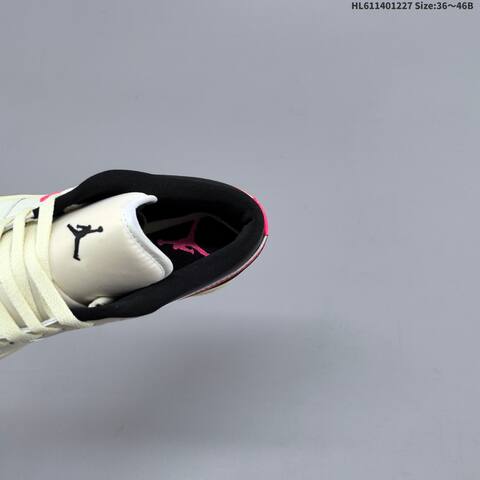 Jordan Air Jordan 1 Low Black White Pink EU 36-46 Basketball - Unisex (BS-67248)