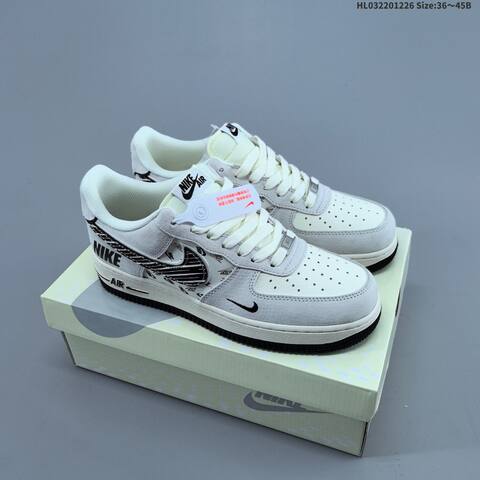 Nike Air Force 1 07 Brown Black White EU 36-45 Sneaker - Unisex BS-62434