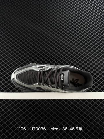 New Balance 9060 U9060IAB Black Silver Dark Grey White EU 36-46 5 Sneaker - Unisex (BS-82620)