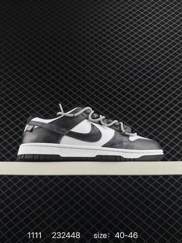 Nike SB Dunk Low HF5441-100 Black White EU 40-46 Skate - Men's (BS-74259)