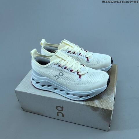 On Cloudsurfer Max White Green Blue Cream Black EU 36-45 Running Shoe Running Sneakers - Unisex (BS-69674)