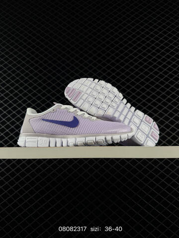 Nike Free 3 0 Light Purple Dark Purple White EU 36-40 Running - Unisex (BS-69887)