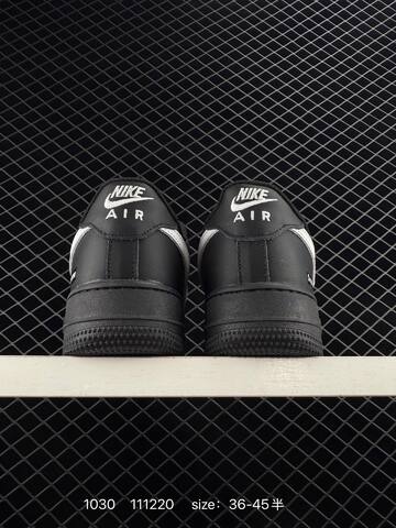 Nike Air Force 1 Low Supreme CU9225-001 Black White EU 36-45 5 Lifestyle - Unisex BS-74465