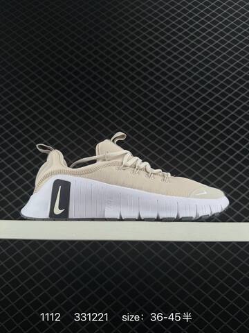 Nike Free Metcon 6 FJ7127-010 Black White Tan EU 36-45 Training - Unisex (BS-74237)