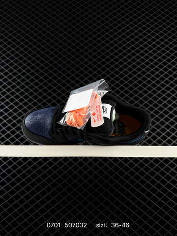 Nike SB Dunk Low Black Navy Teal Orange White EU 36-46 Skate Shoe - Unisex BS-70500