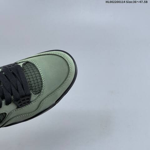 Jordan Air Jordan 4 Retro Undefeated Olive Green Black Orange EU 36-47 5 Basketball - Unisex (BS-66983)