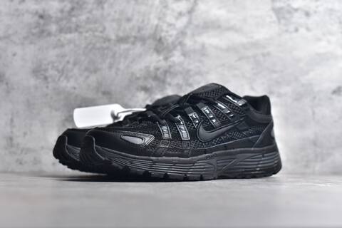 Nike P-6000 Black Dark Grey Running Shoe (BS-59684)
