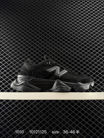 New Balance 9060 Black White Cream Grey EU 36-46 Sneaker - Unisex (BS-82739)