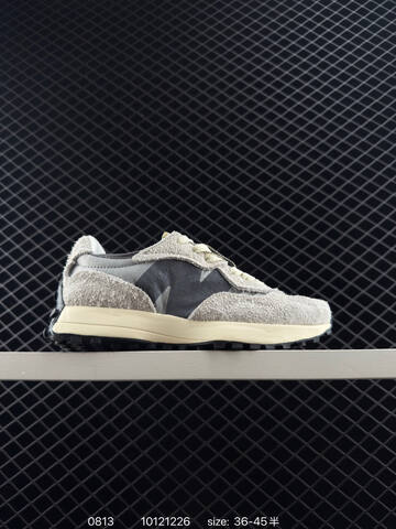 New Balance 327 Black Cream Gray White EU 36-45 Sneaker - Unisex (BS-82972)