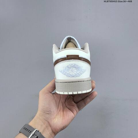Jordan Air Jordan 1 Low Light Blue White Brown 36-46 Lifestyle - Unisex (BS-66178)