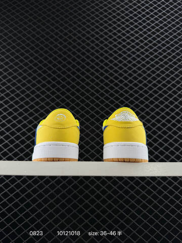 Jordan Air Jordan 1 Low OG SP Travis Scott Canary Yellow Light Grey Blue White Gum EU 36-46 Sneaker - Unisex BS-80850