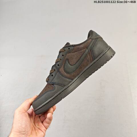 Jordan Air Jordan 1 Low x Travis Scott White Blue EU 36-46 Lifestyle - Unisex (BS-63243)