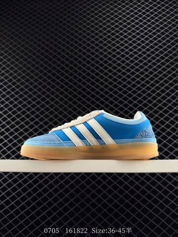 Bad Bunny x Adidas Gazelle Indoor Trainers Red White Lifestyle BS-78256