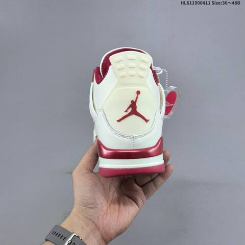Jordan Air Jordan 4 Retro WMNS Sierra Red Sail EU 36-48 Basketball - Unisex (BS-66233)