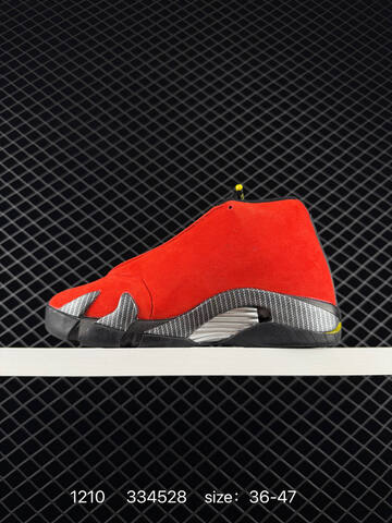 Jordan Air Jordan 14 Red Black Silver Yellow EU 36-47 Basketball Shoe - Unisex BS-80084