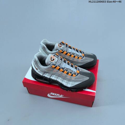 Nike Air Max 95 Black Red Orange Yellow Grey EU 40-46 Sneaker - Men s BS-59999