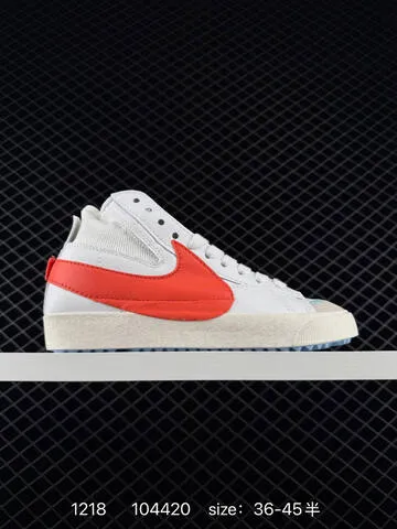 Nike WMNS Blazer Low LX DD3111-107 White Blue Orange Light Blue Black-red EU 36-45 5 Lifestyle - Unisex BS-73611