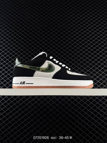 Nike Air Force 1 Low Black White Green Brown EU 36-45 Lifestyle - Unisex (BS-70083)