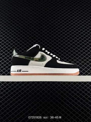 Nike Air Force 1 Low Black White Green Brown EU 36-45 Lifestyle - Unisex BS-70083