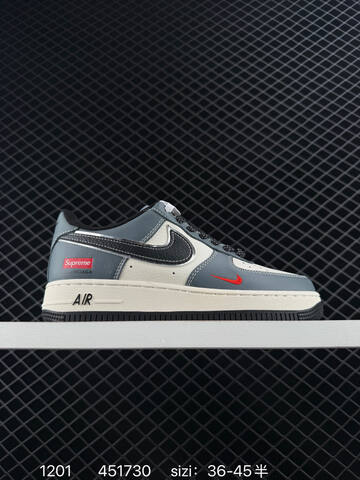 Nike Air Force 1 07 Sail Gray Black Red EU 36-45 5 Lifestyle - Unisex (BS-73902)
