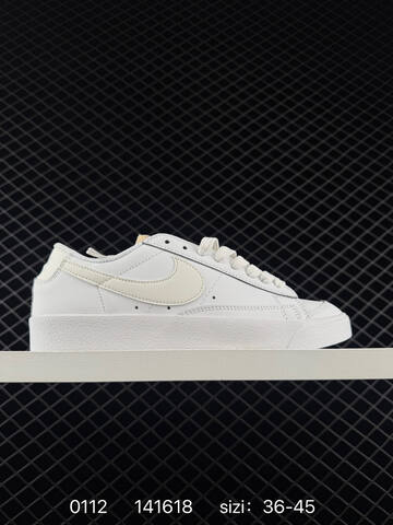Nike Blazer Low 77 Jumbo DQ1470-141 White Light Blue EU 36-45 Casual - Unisex (BS-73187)