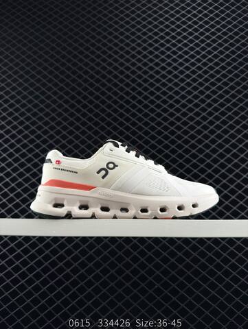 On Cloudrunner 2 White Cream Black Orange EU 36-45 Running Shoe Running Sneakers - Unisex (BS-85555)
