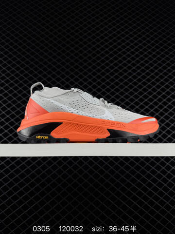 Nike ACG Zegama Trail Grey Orange Black 36-45 5 - Unisex (BS-72765)