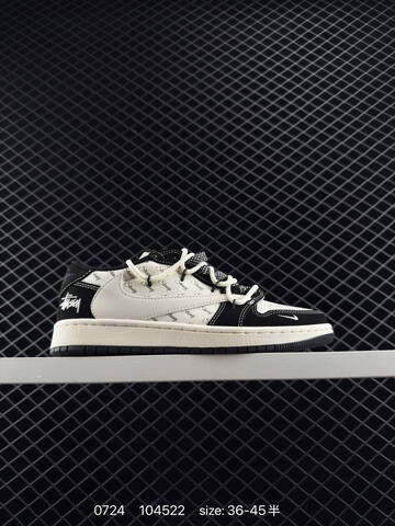 Jordan Air Jordan 1 Low Stussy Travis Scott Off White Black Red EU 36-45 Sneaker - Unisex BS-81019