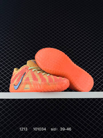 Nike JA 3 Orange Yellow With Mint Laces 39-46 Basketball - Unisex (BS-73728)