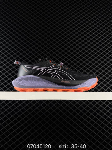 ASICS GEL TRABUCO MAX 4 Black Purple Orange Mint 35-40 Trail Shoe Trail Running Sneakers - Unisex (BS-81788)