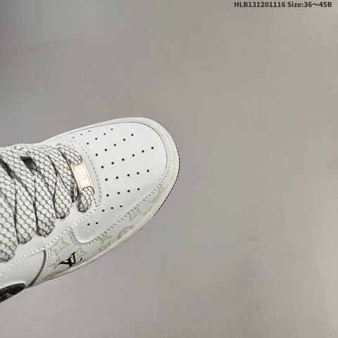 Nike Air Force 1 Low White Black Grey EU 36-45 Sneaker - Unisex (BS-63612)