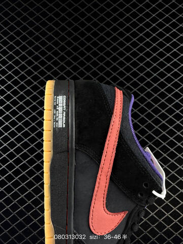 Nike SB Dunk Low Black Red Purple Gum EU 36-46 Skate - Unisex (BS-69975)