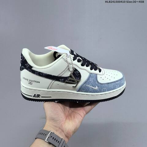 Nike Air Force 1 07 Low White Black Dark Red Brown EU 36-45 Sneaker - Unisex BS-60833